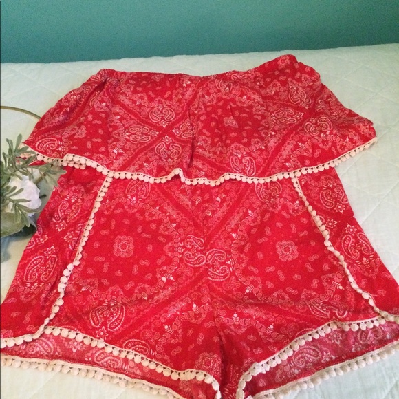 Rue21 Boho Off Shoulder Romper - Picture 3 of 10